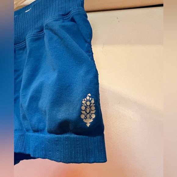 Free People Movement Good Karma Micro Shorts in Classic Blue XS/S and M/L NWOT - Picture 9 of 12